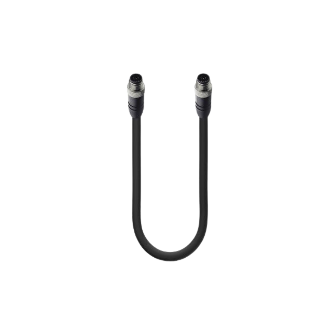 M12 A-coded MM PUR Black CANopenDeviceNet